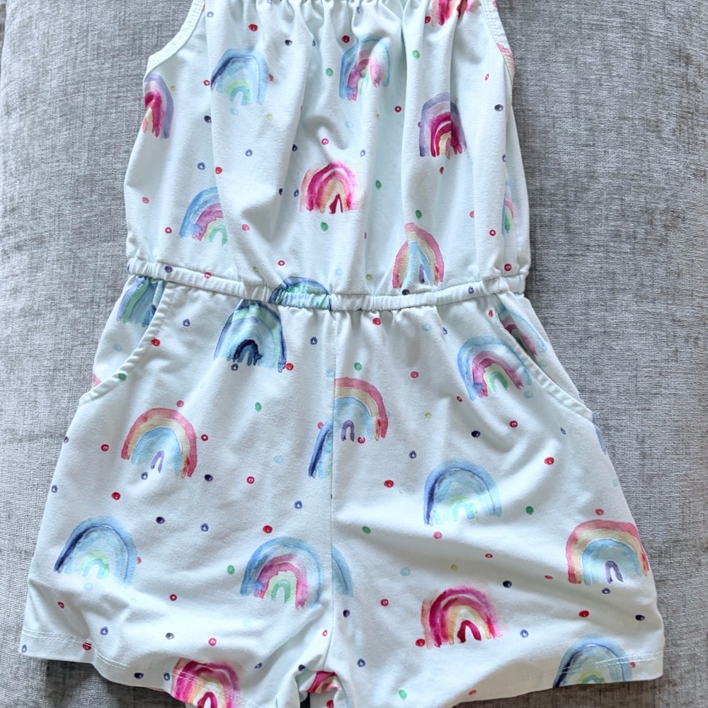 Mila & Rose Colorful Rainbow Kids Romper